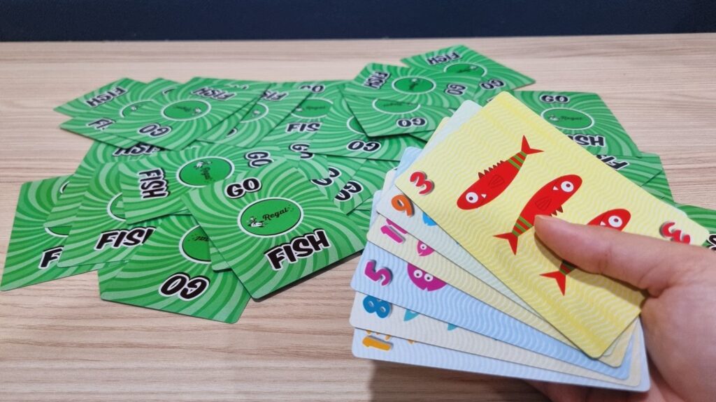 go fish card game piles holding