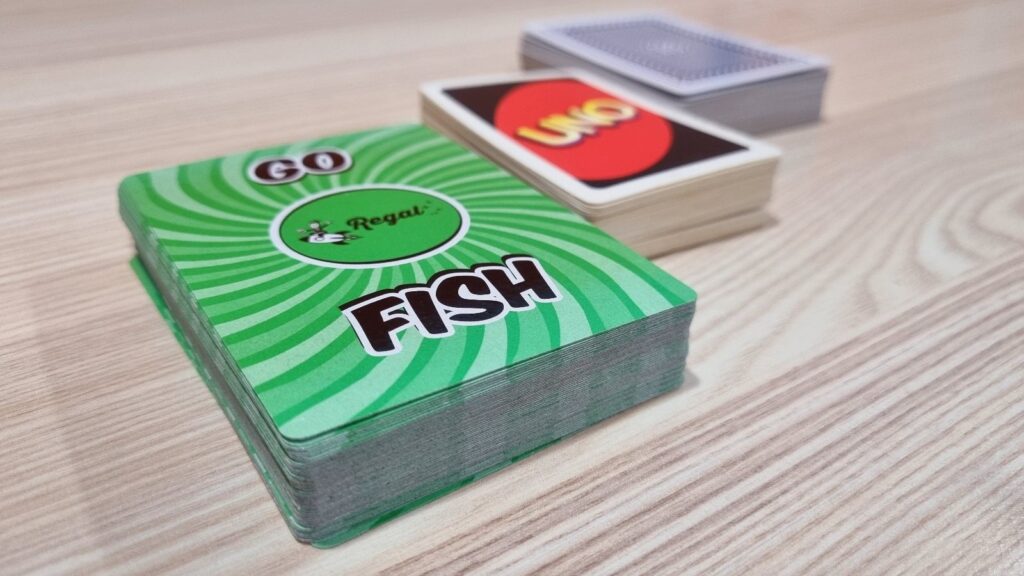 stacks go fish uno playing cards