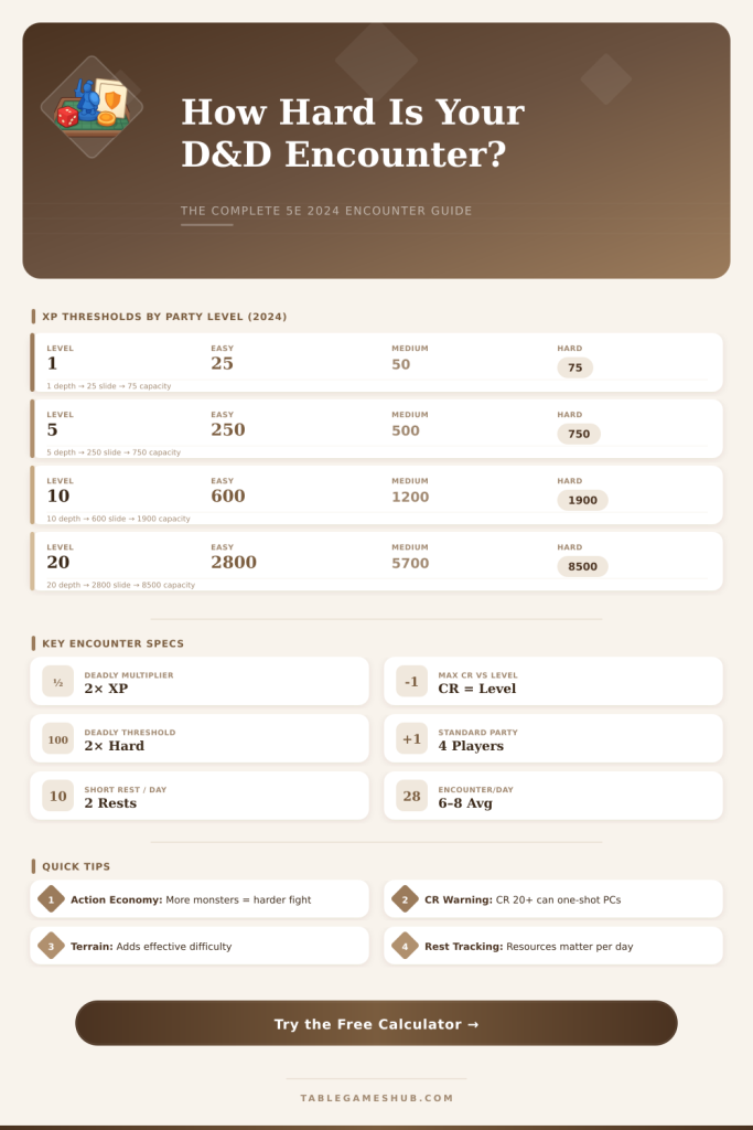 D&D 5e 2024 Encounter Calculator: Balance Every Fight