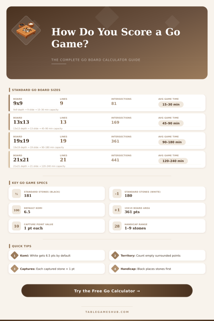 Go Game Calculator: Score, Komi & Territory Fast