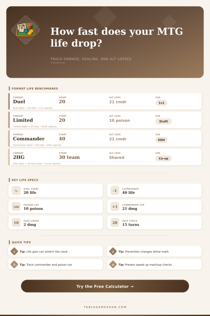 Magic: The Gathering Life Calculator