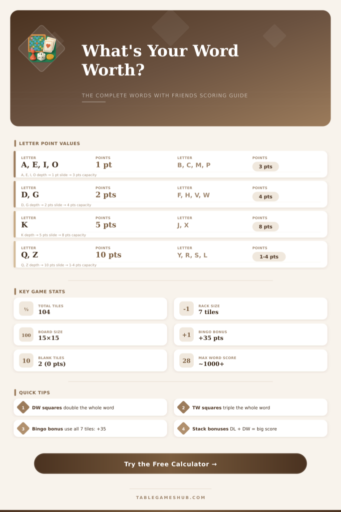Words With Friends Calculator – Score Any Word Instantly