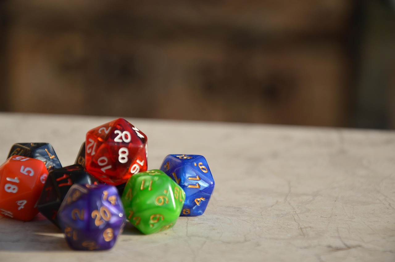 d20 dice roll