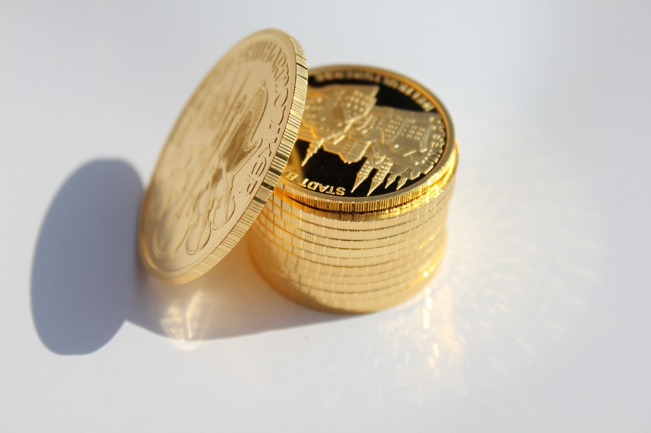 gold coins pile gold coins pile