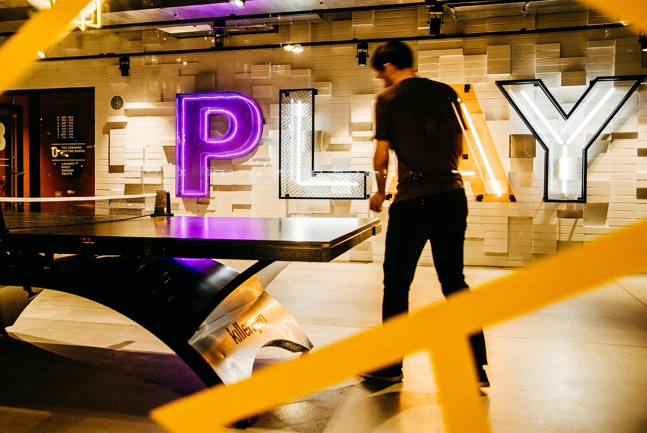 people playing table tennis club people playing table tennis club