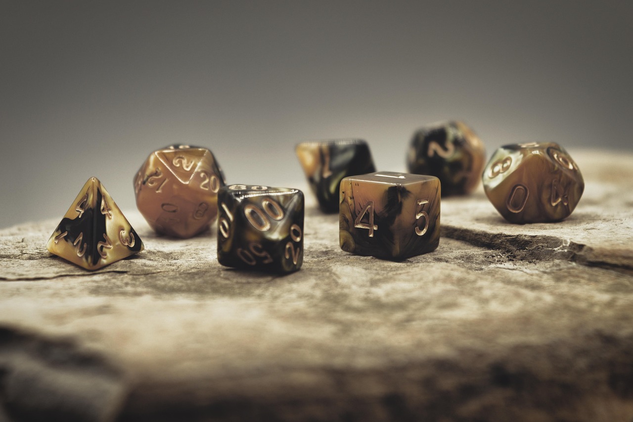 polyhedral dice set