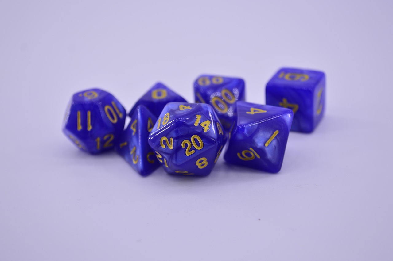 polyhedral dice set