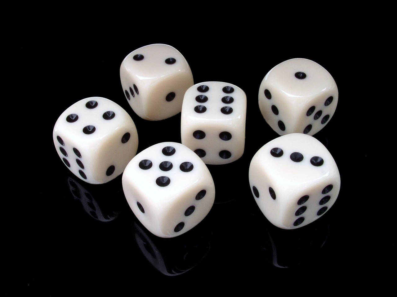 three six sided dice